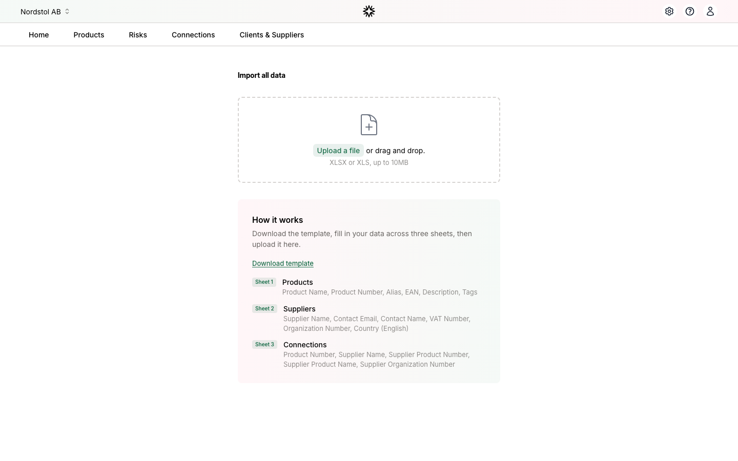 Import all data at once